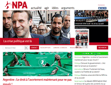 Tablet Screenshot of npa2009.org